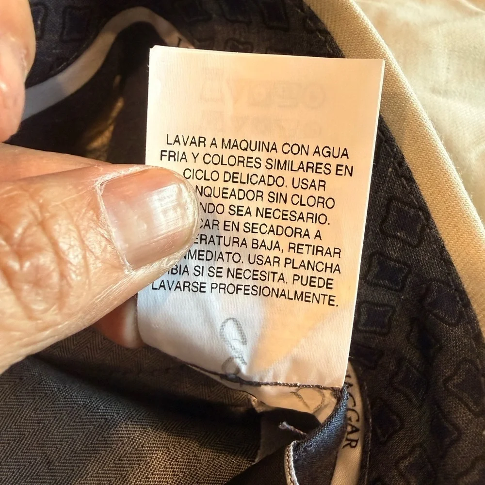 Haggar Men's Dress Pants — Light Beige 40x32 NWT